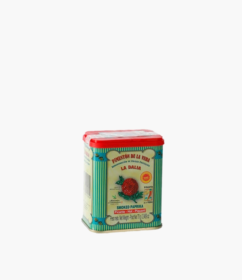 Paella Section Smoked paprika from La Vera at La Dalia, the Spanish food store