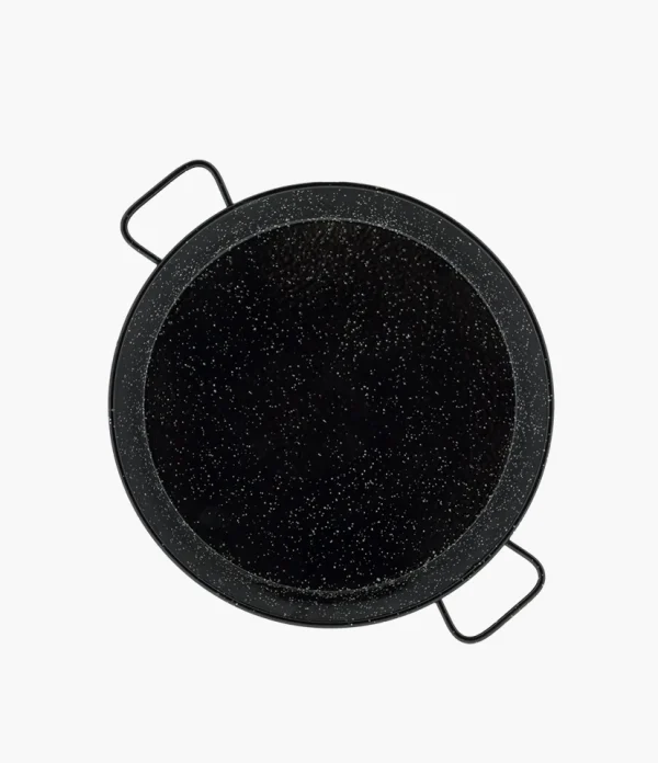 enameled steel paella pan 5 ppl 42 cm